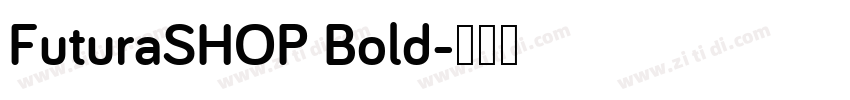 FuturaSHOP Bold字体转换